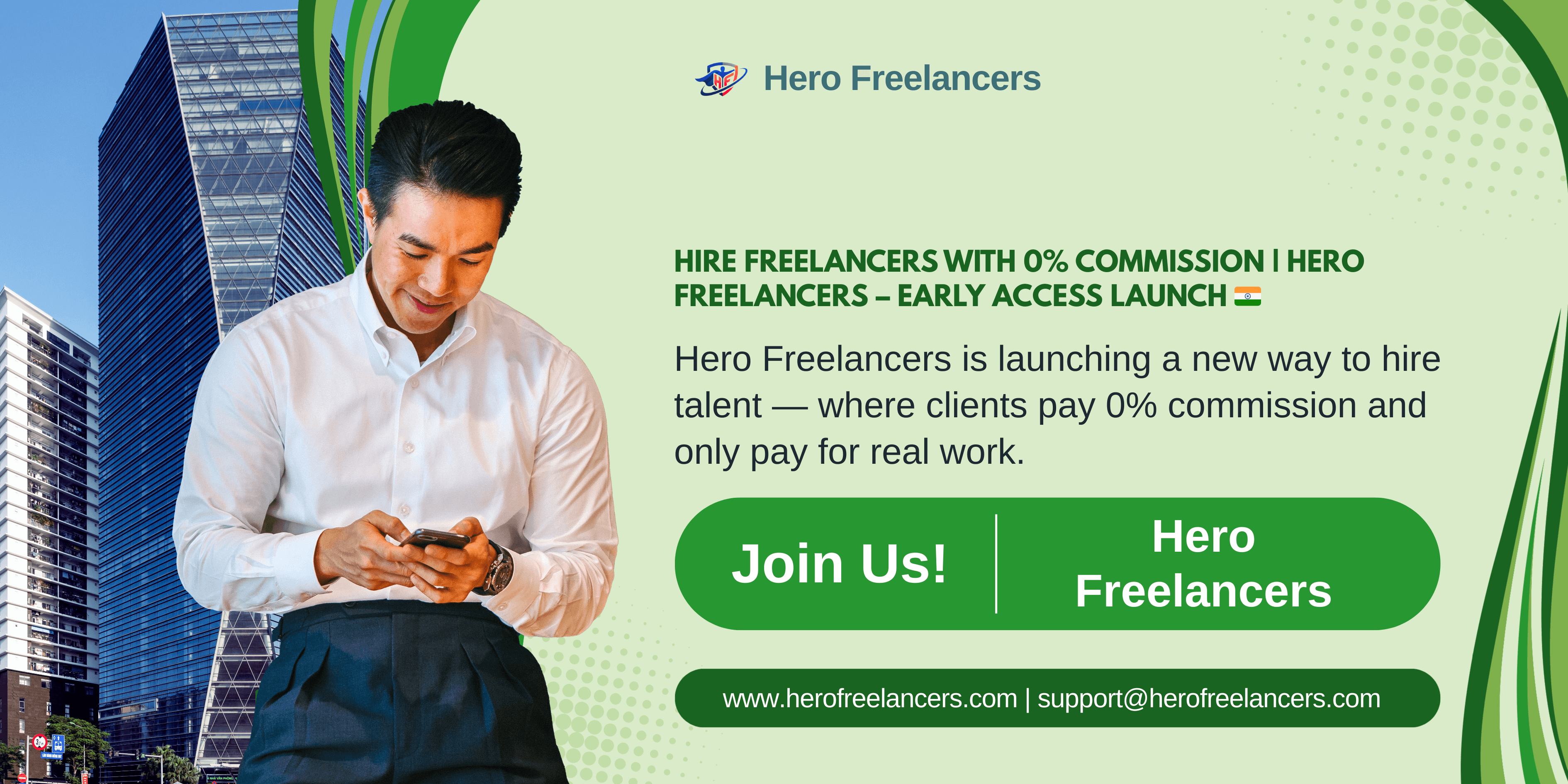 HeroFreelancer – Zero Commission Platform