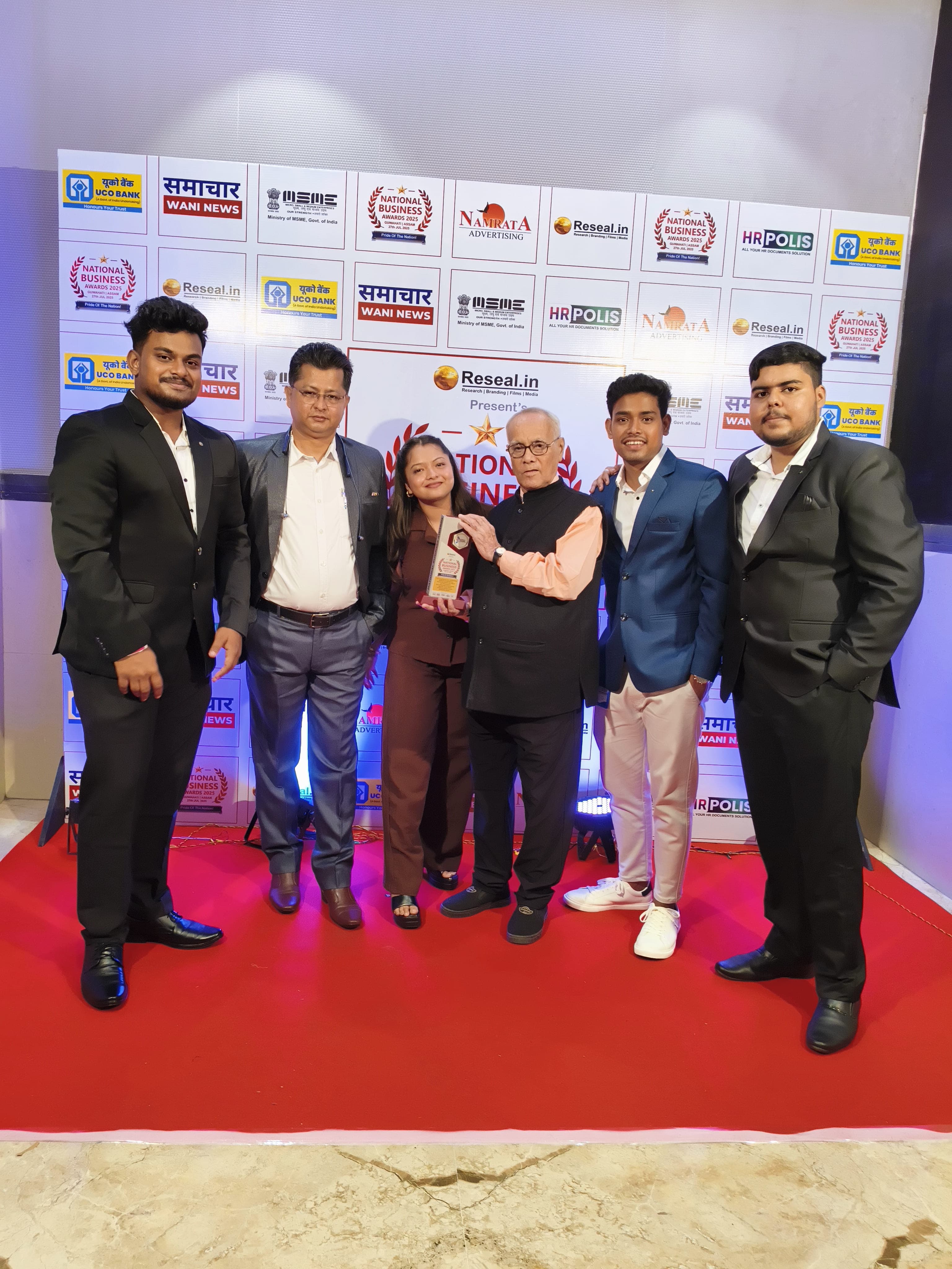 Bhim Charan Bhakta meet to Zubeen Garg for Assam National Business Award